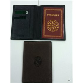 Carteira passaporte pele Sporting