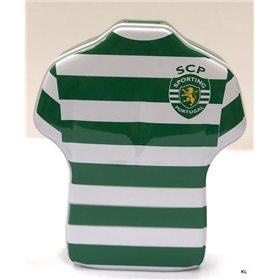 Mealheiro em Lata Camisola 21x17x4 cms Sporting CP