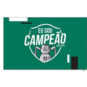 Bandeira Sporting Campeao 90x150cms