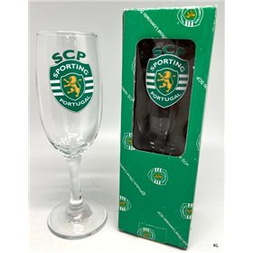 Flute logo em Metal Sporting CP