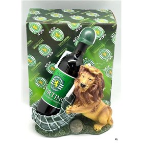 Leão c/Garrafa Vinho Sporting CP