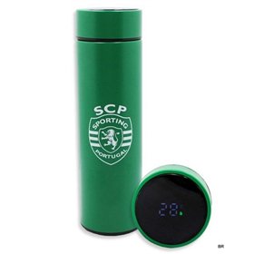 Garrafa termica c/temperatura Sporting CP
