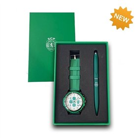 Conjunto Relogio+Esferografica Sporting CP