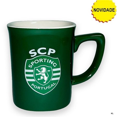 Caneca Sporting CP Quadrada