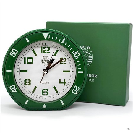 Despertador Sporting CP com Luz 13x12cms