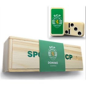 Domino Sporting CP em Pedra cx Madeira