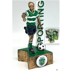 Jogador em Resina Sporting CP 15cms