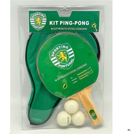 Conjunto Raquete Ping Pong c/Bolsa Sporting CP