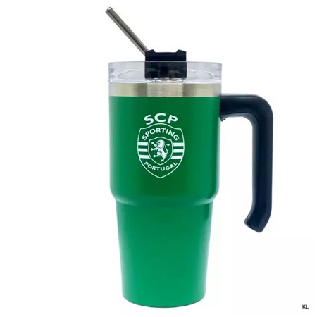 Copo Sporting CP térmico com pega