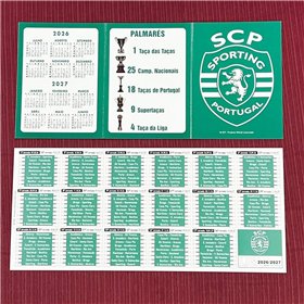 Pack de 15 Calendarios Bolso Sporting CP 26/27 