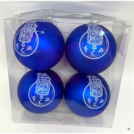Conjunto 4 Bolas de Natal FCPorto