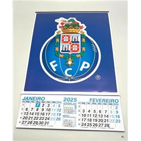 Calendario de Parede 2025 FC Porto