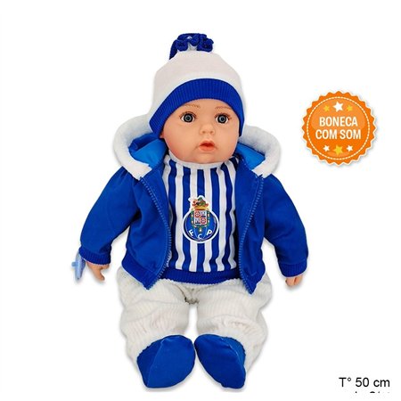 Bebe FC Porto 50cms c/som (Gorro)