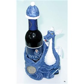 Dragão com garrafa de vinho