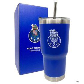 Copo termico c/Palinha 600ML FC Porto