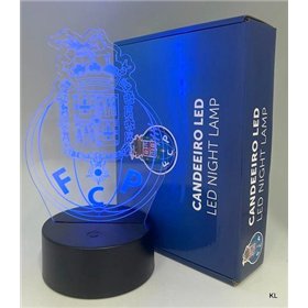 Candeeiro LED FC Porto 21cms