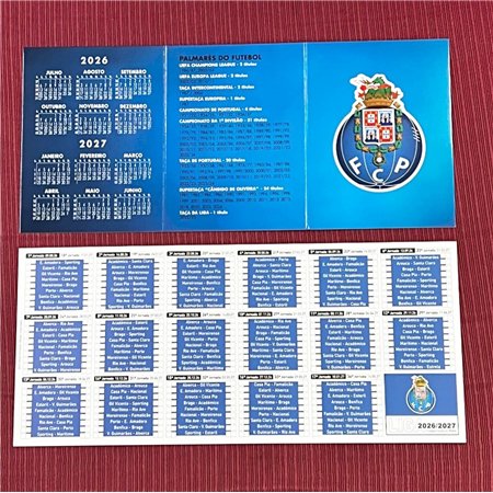 Pack de 10 Calendarios Bolso FC Porto 26/27