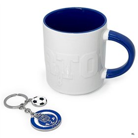 Conjunto Caneca com Relevo + Porta Chaves FC Porto