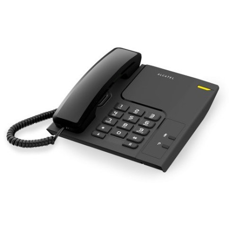 Telefone fixo com cabo alcatel t26 ce preto