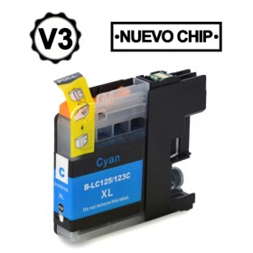 Brother LC123XL/LC121XL Tinteiro Cyan - Compatível Brother LC123XL/LC121XL Tinteiro Cyan - Compatível
