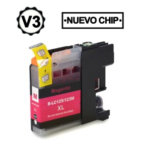 Brother LC123XL/LC121XL Tinteiro Magenta - Compatível Brother LC123XL/LC121XL Tinteiro Amarelo - Compatível