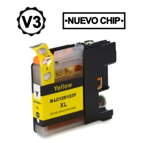 Brother LC123XL/LC121XL Tinteiro Amarelo - Compatível Brother LC123XL/LC121XL Tinteiro Amarelo - Compatível