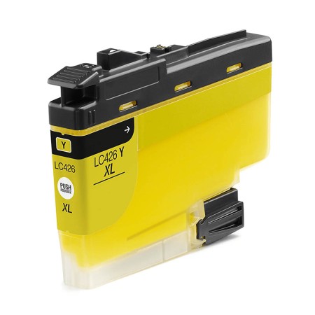 Brother LC426XL Tinteiro Amarelo Pigmentado - Compatível