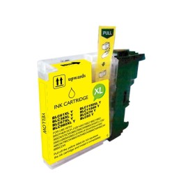 Brother LC980XL/LC1100XL/LC985XL Tinteiro Amarelo - Compatível Brother LC980XL/LC1100XL/LC985XL Tinteiro Amarelo - Compatível