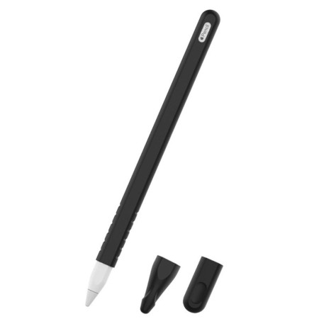 Capa Silicone Preta P/ Caneta Apple Pencil 2