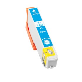 Epson T2432/T2422 (24XL) Tinteiro Cyan - Compatível Epson T2432/T2422 (24XL) Tinteiro Cyan - Compatível