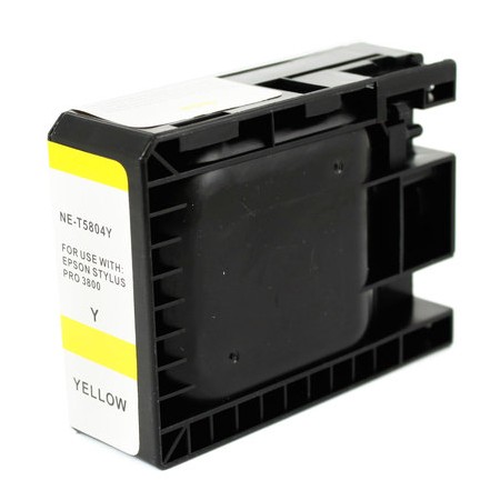 Epson T5804 Tinteiro Amarelo Pigmentado - Compatível