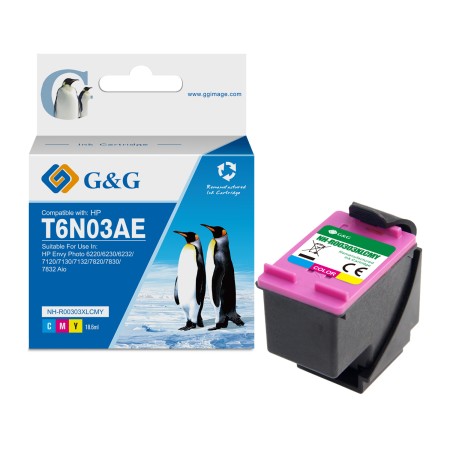 HP 303XL Tinteiro Cores Remanufaturado - G&G