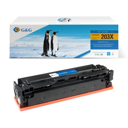 HP CF541X/CF541A/CF401X/CF401A Toner Cyan - G&G