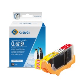 Canon CLI521 Tinteiro Preto - G&G Canon CLI521 Tinteiro Preto - G&G