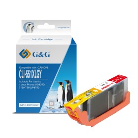 Canon CLI551XL Tinteiro Cinza - G&G Canon CLI551XL Tinteiro Cinza - G&G