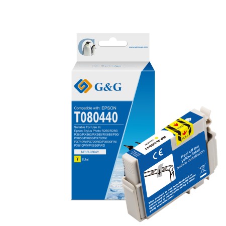 Epson T0804 Tinteiro Amarelo - G&G