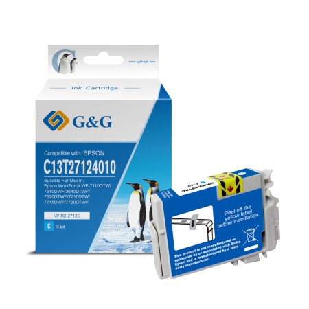 Epson T2712/T2702 (27XL) Tinteiro Cyan - G&G