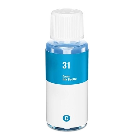 HP 31 Cyan Garrafa de Tinta - Compatível