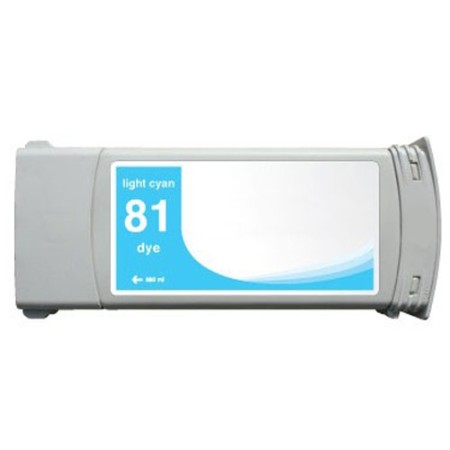 HP 81 Tinteiro Cyan Light - Compatível