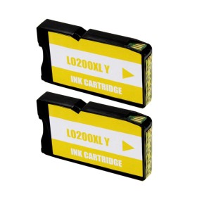 Lexmark 200XL Amarelo Pack 2 Cartuchos de Tintas - Compatível