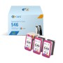 Canon CL546 Color Pack de 3 Cartuchos de Tinta Remanufaturados - G&G