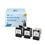 HP 304XL Preto Pack de 3 Cartuchos de Tinta Remanufaturados - G&G