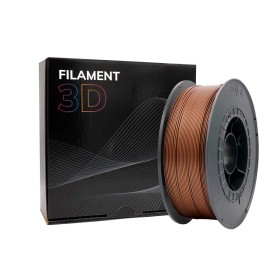 Filamento 3D PLA, Diâmetro 1.75mm, Bobina 1kg, Bronze - Compatível
