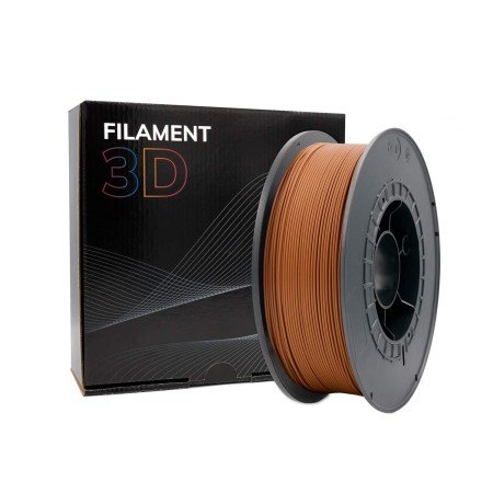 Filamento 3D PLA, Diâmetro 1.75mm, Bobina 1kg, Castalho - Compatível