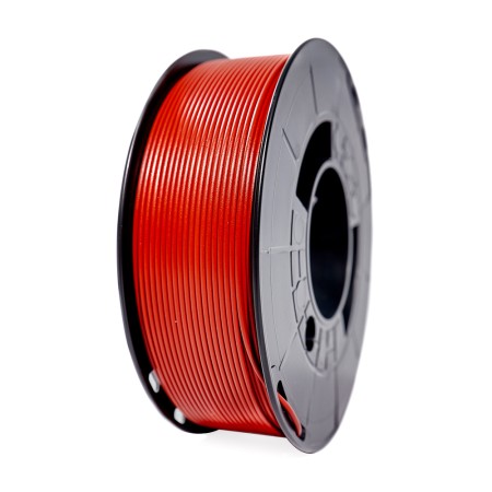 Filamento 3D PLA, Diâmetro 1.75mm, Bobina 1kg, Vermelho Escuro - Compatível