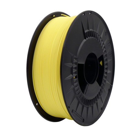 Filamento 3D PLA, Diâmetro 1.75mm, Bobina 1kg, Amarelo Pastel - Compatível