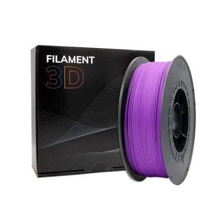 Filamento 3D PLA, Diâmetro 1.75mm, Bobina 1kg, Roxo - Compatível