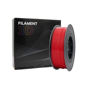 Filamento 3D PLA, Diâmetro 1.75mm, Bobina 1kg, Vermelho - Compatível
