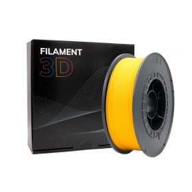 Filamento 3D PLA, Diâmetro 1.75mm, Bobina 1kg, Amarelo - Compatível