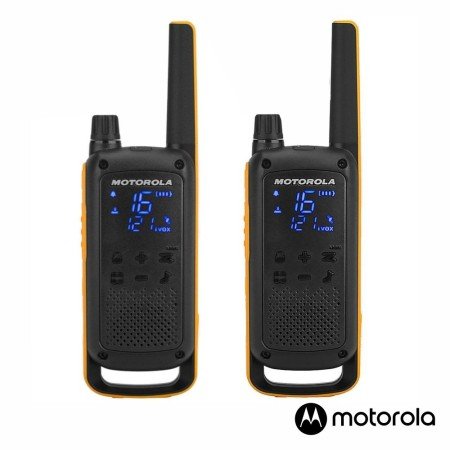 Conjunto 2 Intercomunicadores S/Fios 16 Canais 10Km Motorola
